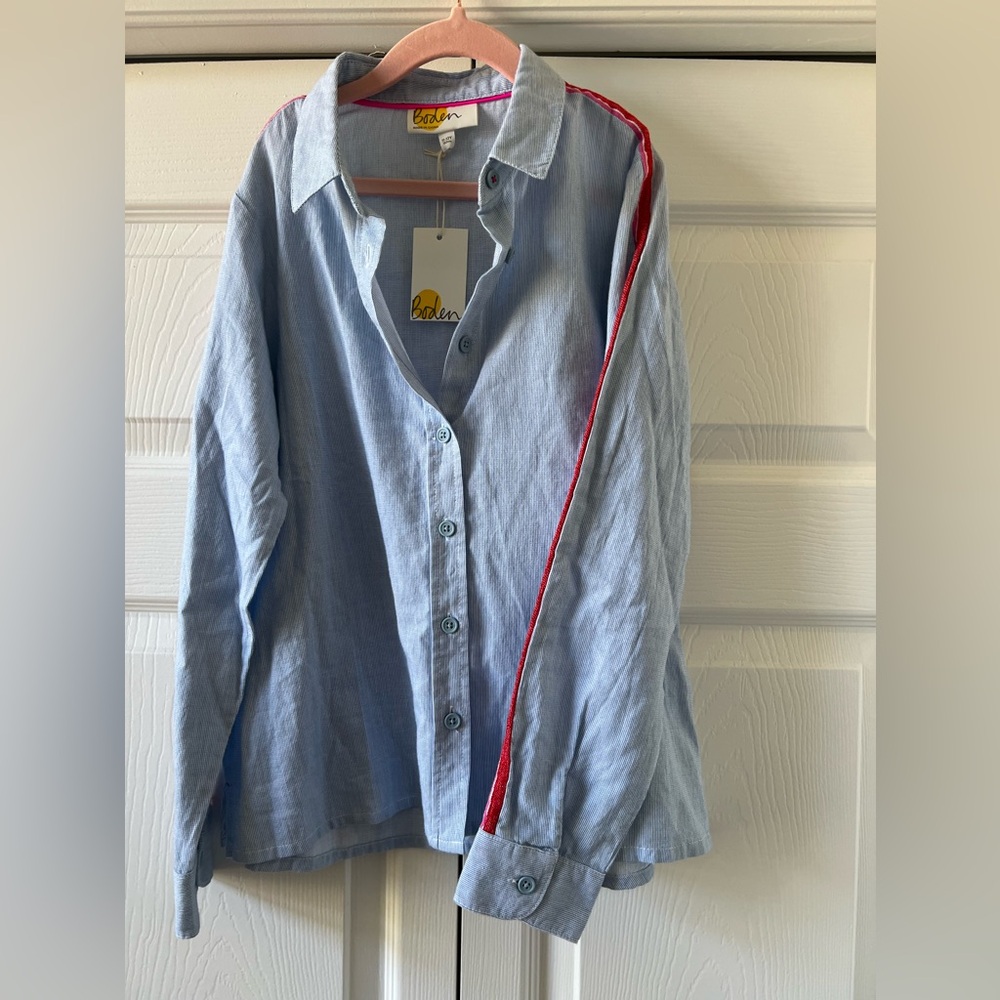 Boden Relaxed Cotton Button-down Shirt